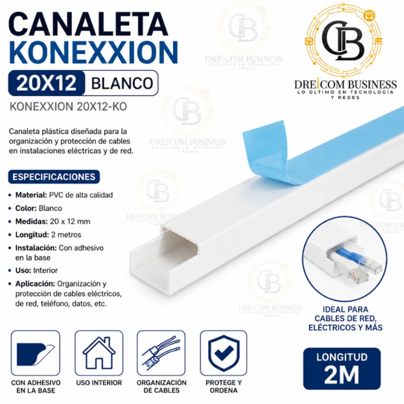 CANALETA KONEXXION 20X12 20X12-KO