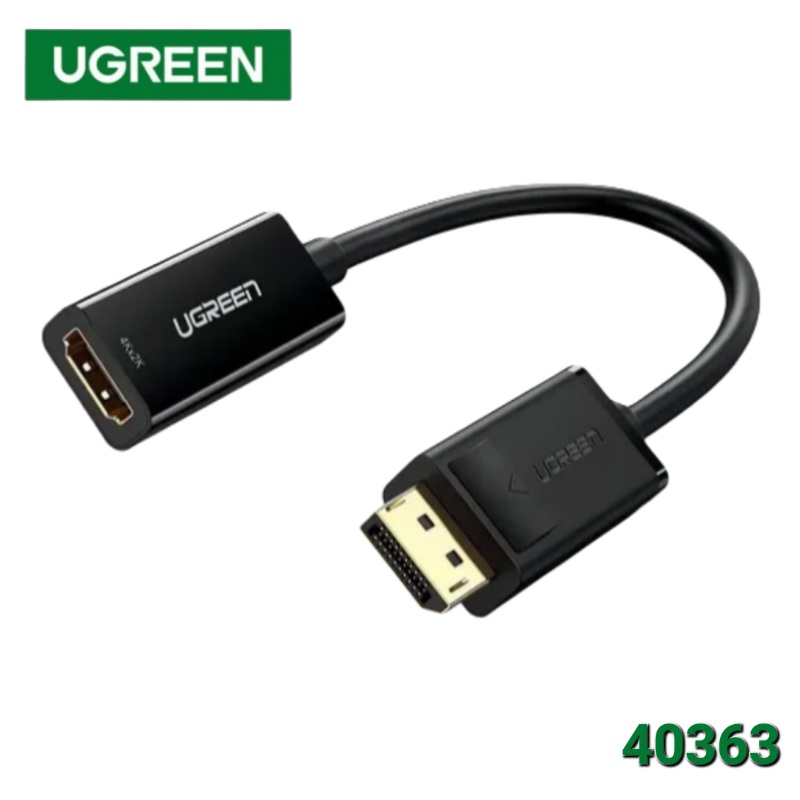 ADAPTADOR DISPLAY PORT A HDMI 4K UGREEN