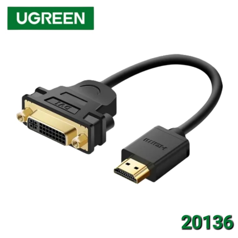 HDMI MACHO A DVI 24+5 CON COLA UGREEN