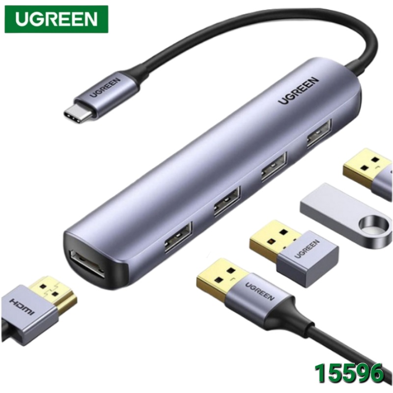 MULTIPUERTO TIPO C 5 EN 1 UGREEN