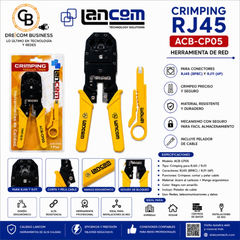 CRIMPING RJ45 LANCOM ACB-CP05