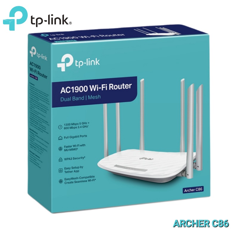 ROUTER WIFI AC1900 DOBLE BANDA ARCHER C86 TP LINK