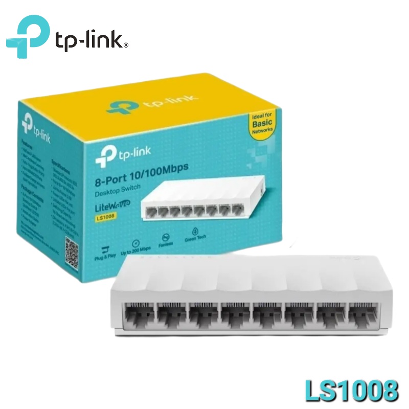 SWITCH DE MESA TP LINK 8 PTOS 10/100 MBPS LITEWAVE LS1008