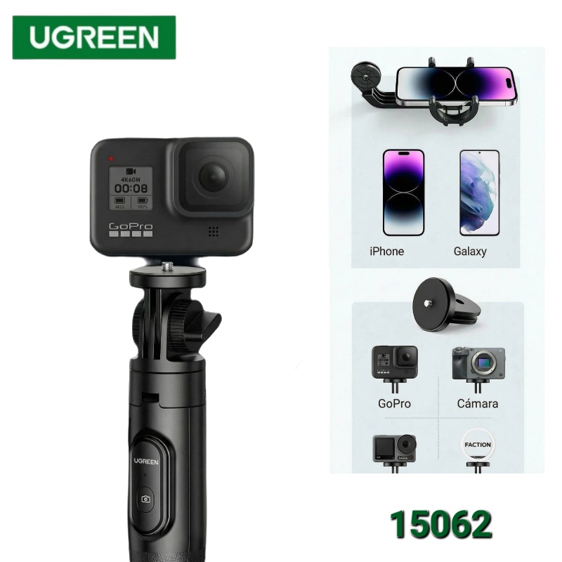 TRIPODE SELFIE STICK CON CONTROL BLUETOOTH 5.0 UGREEN