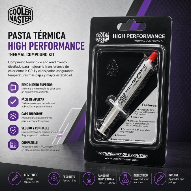 PASTA TERMICA COOLER MASTER RPD GREASE HIGH PERFOR