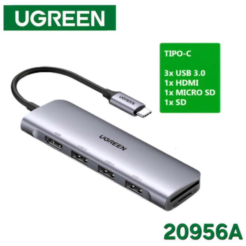 MULTIPUERTO 6 EN 1 UGREEN