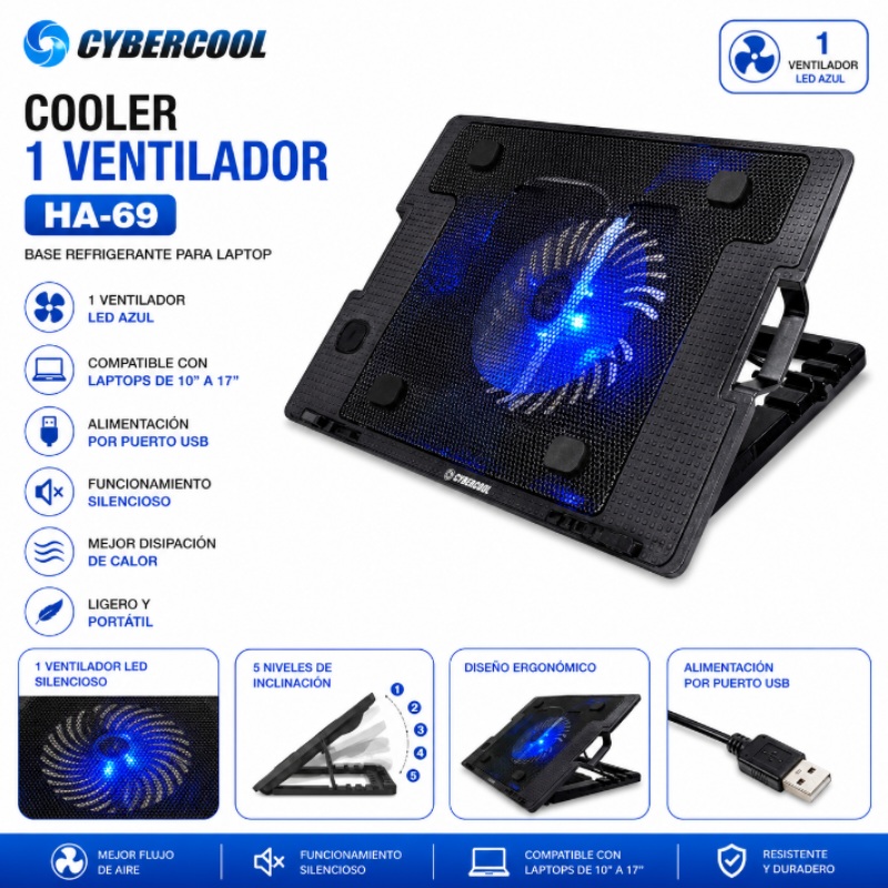 COOLER ALUM CYBERCOOL HA-80