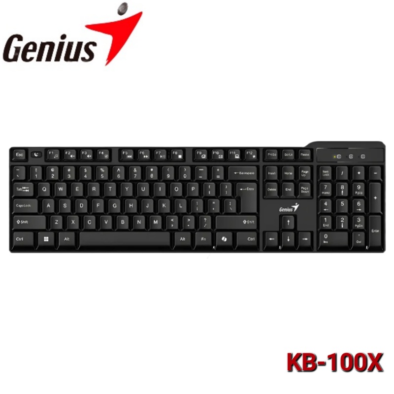 TECLADO GENIUS KB-100X USB SP BLACK