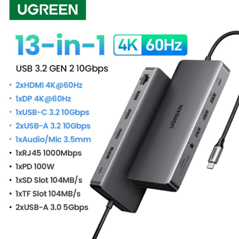 MULTIPUERTO TIPO C 13 EN 1 UGREEN
