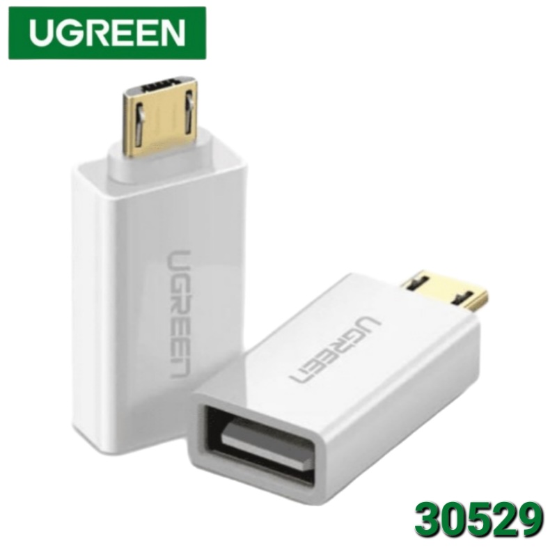 OTG MICRO USB WHITE/BLACK UGREEN