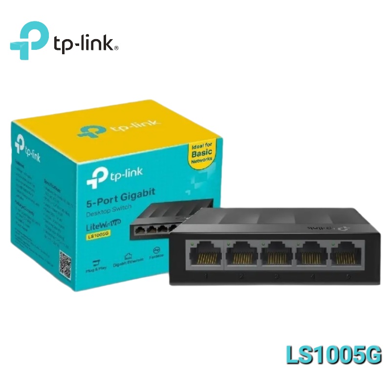 SWITCH 5 PUERTOS RJ45 GIGABIT TP LINK LS1005G