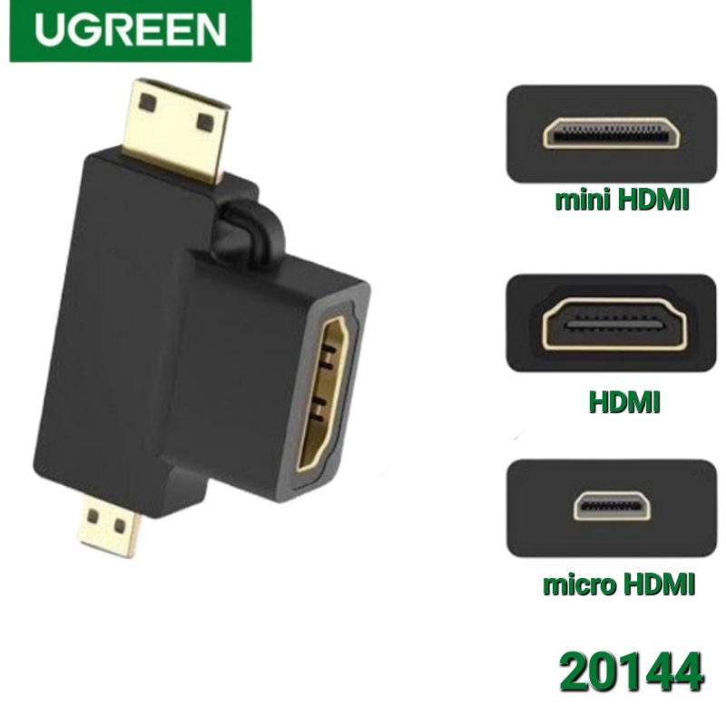 ADAPTADOR HDMI A MINI HDMI Y MICRO HDMI UGREEN