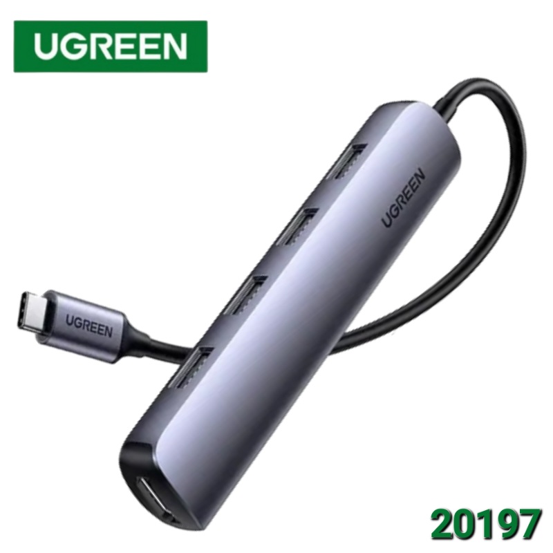 ADAPTADOR 5 EN 1 USB C A HDMI 4K 3OHZ/4XUSB 3.0 UGREEN