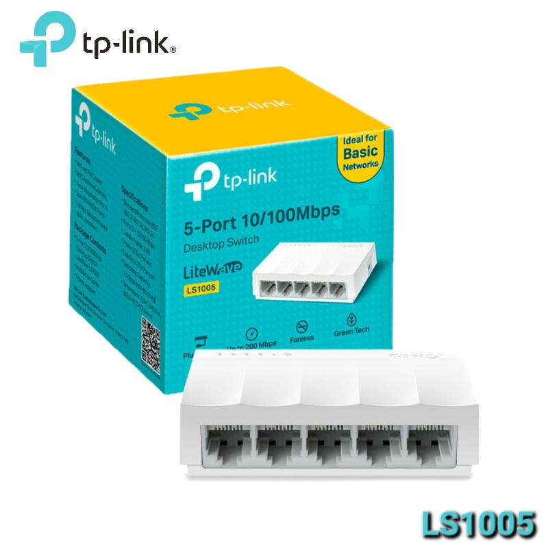 SWITCH DE MESA TP LINK 5 PTOS 10/100 MBPS LS1005 LITEWAVE