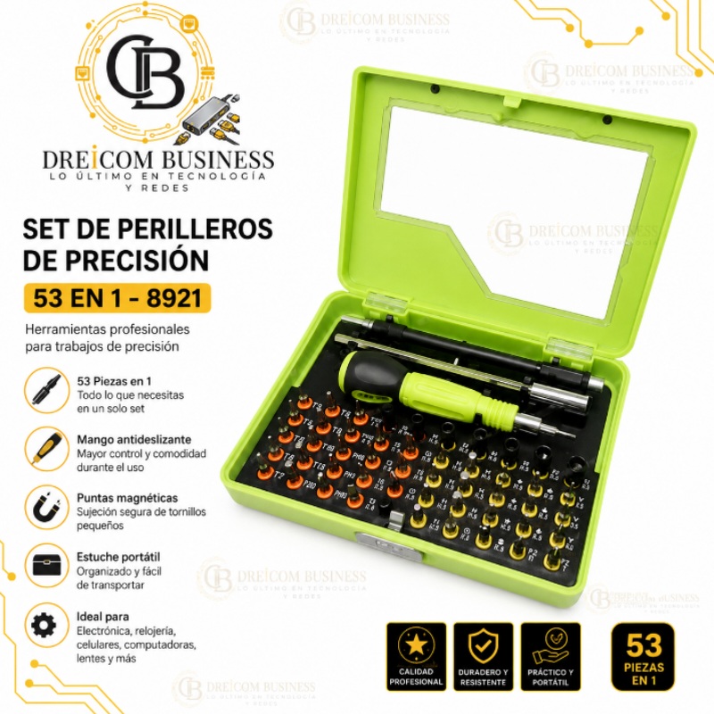 SET DE PERILLEROS DE PRECISION 53 EN 1 - 8921