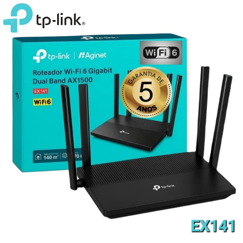 ROUTER AX1500 WIFI-6 EX141 TP LINK