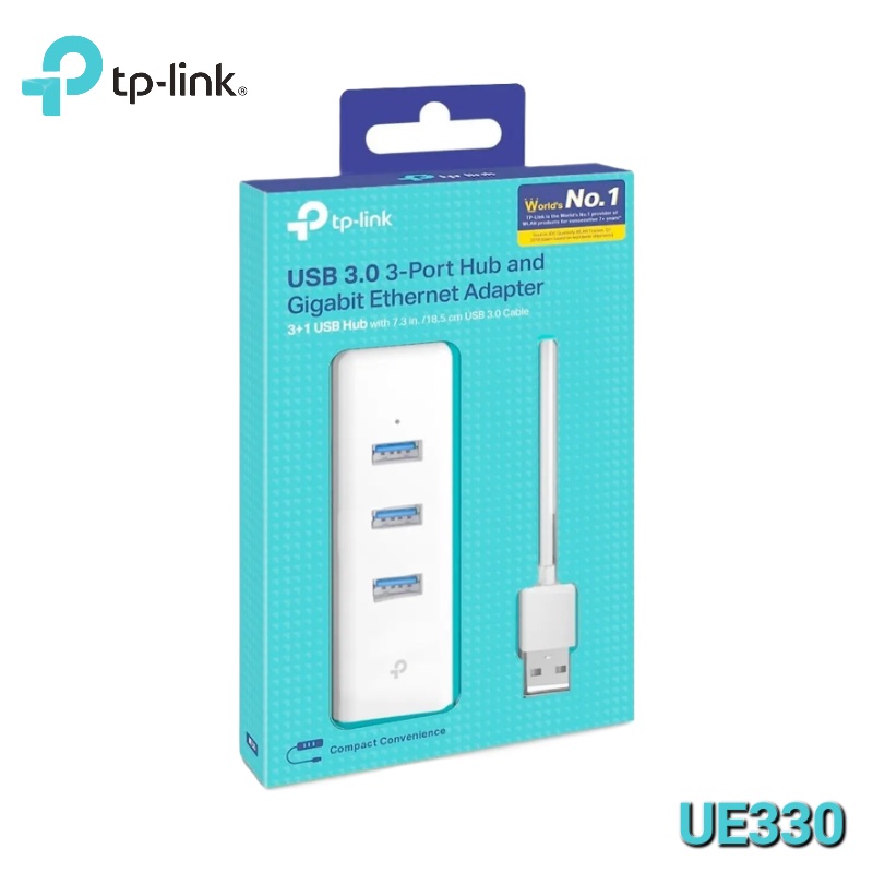 HUB USB CON PUERTO ETHERNET 3.0 GIGABIT TP LINK UE330