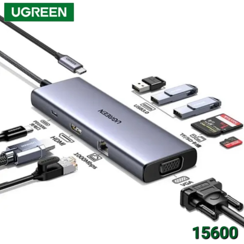 MULTIPUERTO TIPO C 9 EN 1 UGREEN