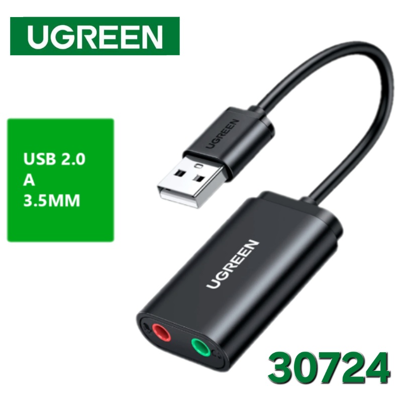 USB A AUDIO Y MICRO UGREEN