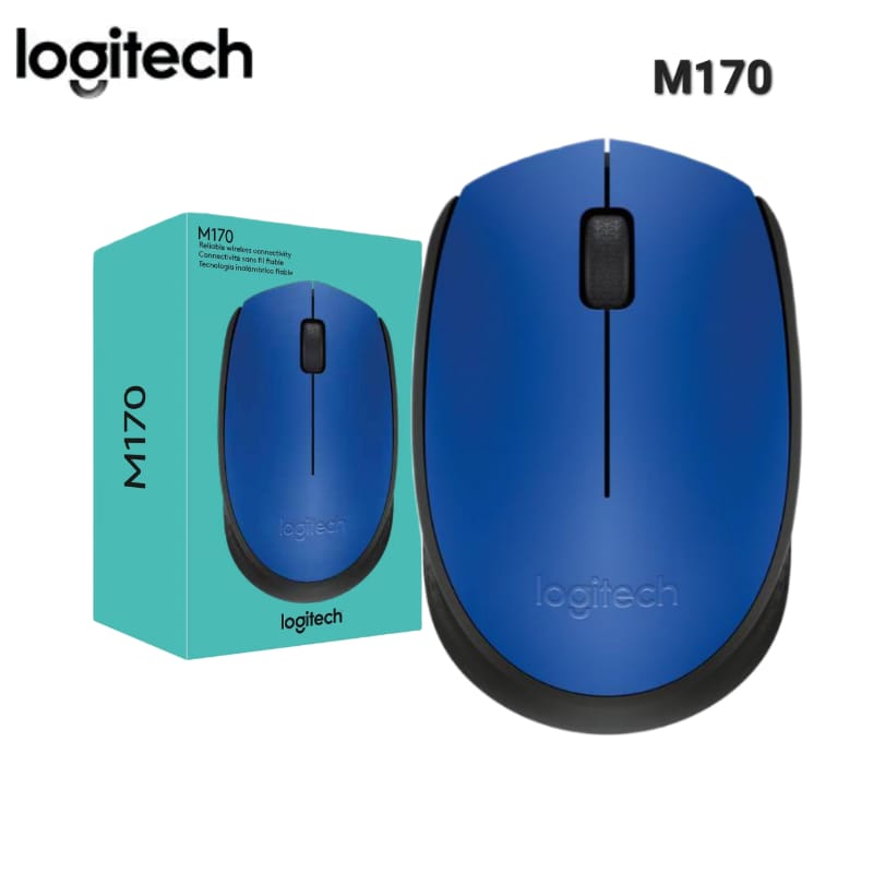 MOUSE LOGITECH M170 WIRELESS BLUE