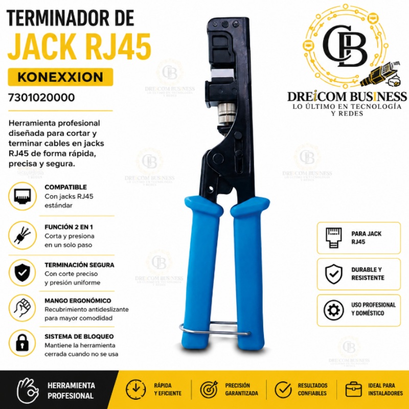 TERMINADOR DE JACK RJ45 KONEXXION 7301020000
