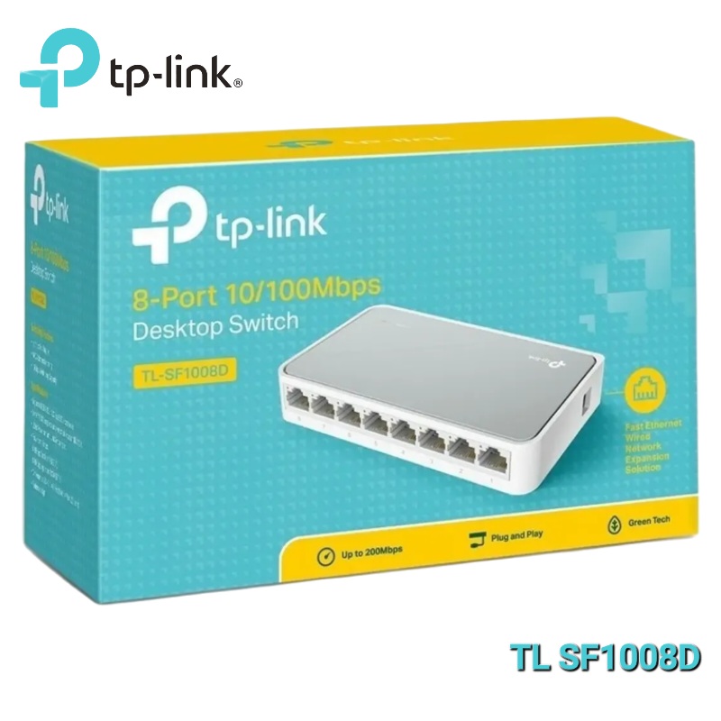 SWITCH 8 PUERTOS 10/100 TP LINK TL-SF1008D