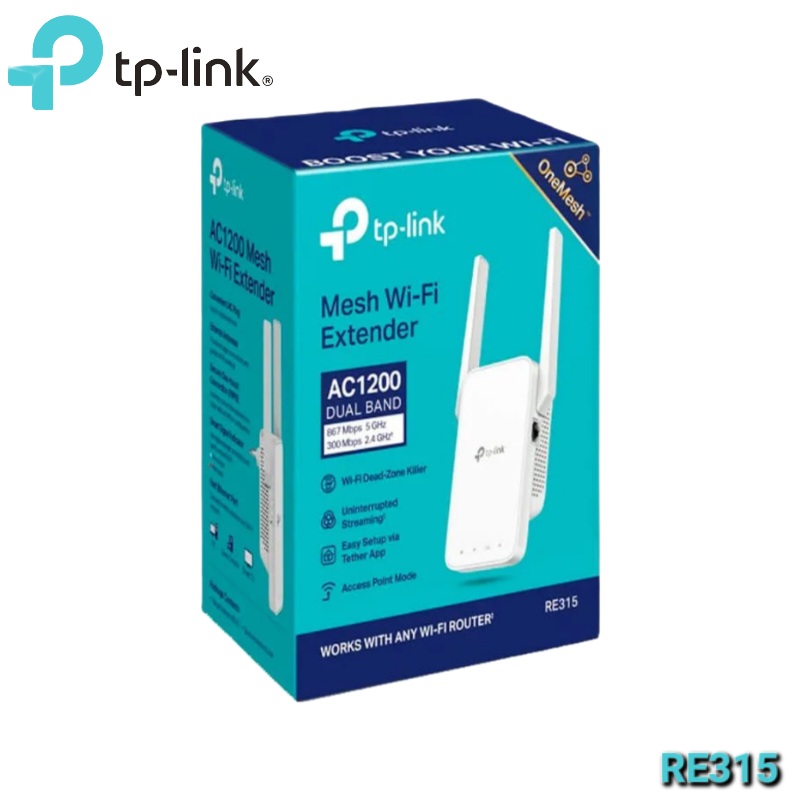 EXTENSOR DE RANGO WIFI AC1200 TP LINK RE315