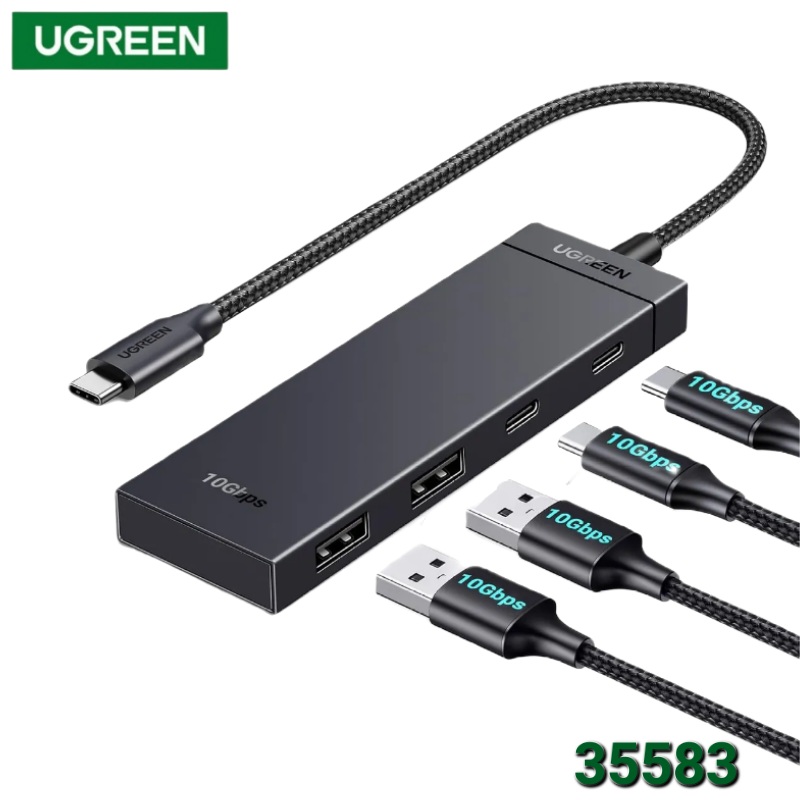 HUB TIPO C A 2 USB A Y 2 USB C 10G UGREEN
