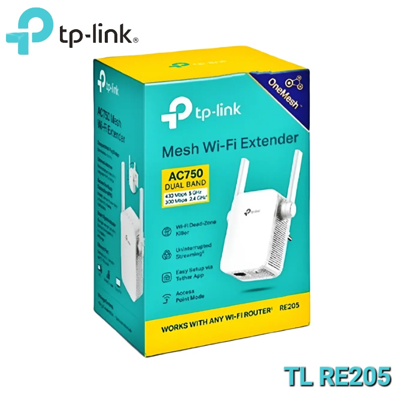 EXTENSOR DE RANGO WI-FI AC750 TP LINK TL-RE205