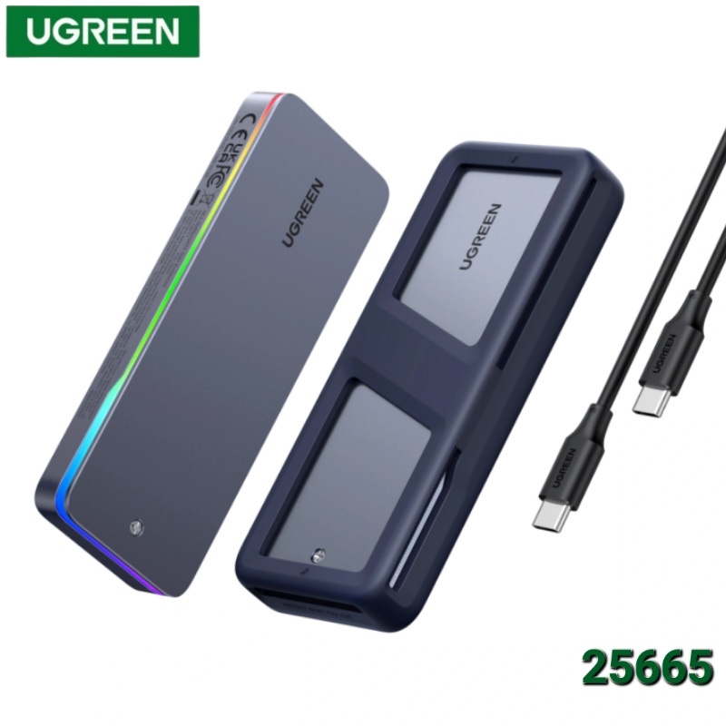 CASE PARA SSD M.2 NVME/SATA 20GBPS UGREEN