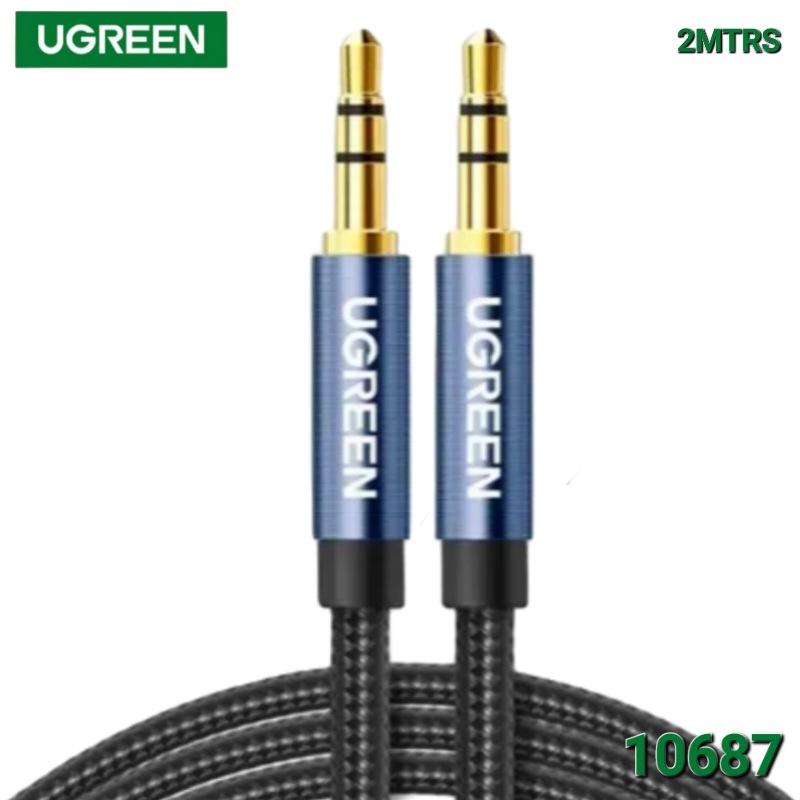 CABLE DE AUDIO AUX 3.5MM M/M 2 MTS UGREEN