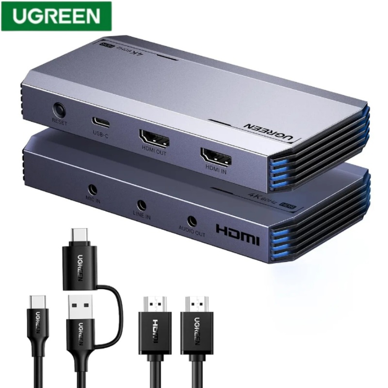 CAPTURADOR DE VIDEO HDMI 4K 60HZ USB 3.0 VRR Y HDR UGREEN