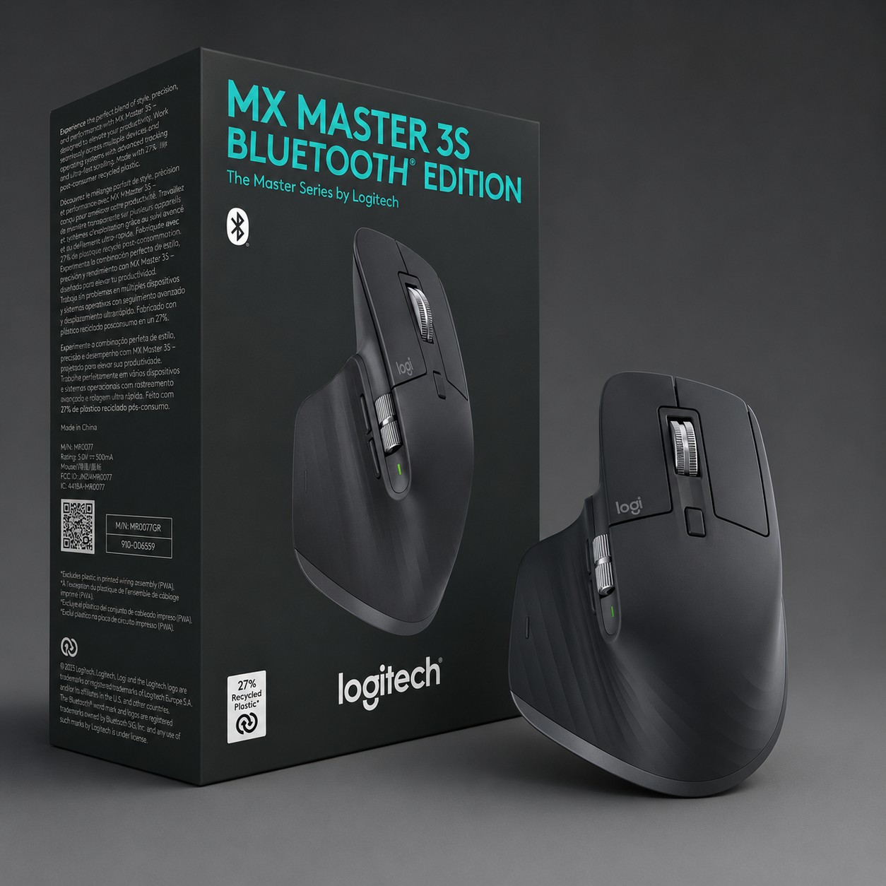 MOUSE MX MASTER 3S BLUETOOTH EDITION LOGITECH 910-007502