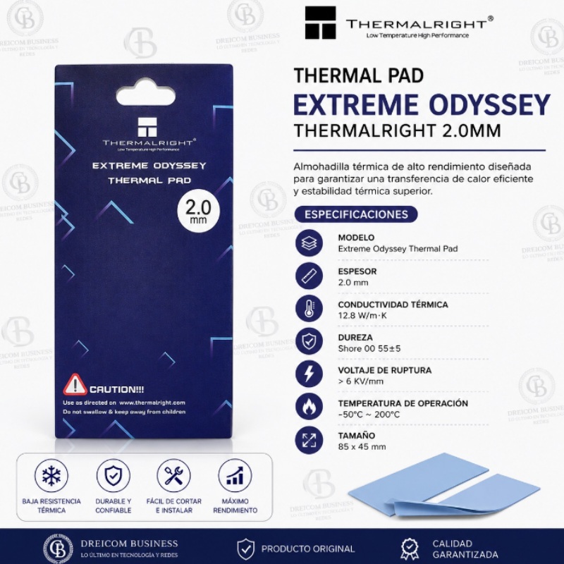 THERMAL PAD EXTREME ODYSSEY THERMALRIGHT 2.0MM