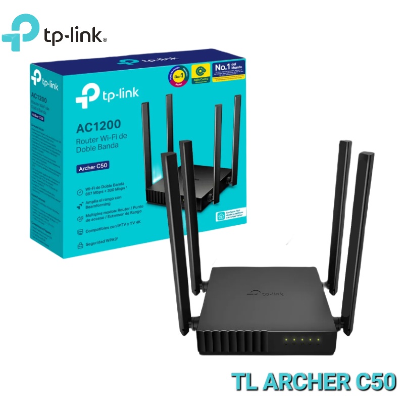 ROUTER AC1200 DUAL BAND WI-FI TP LINK TL-ARCHER C50