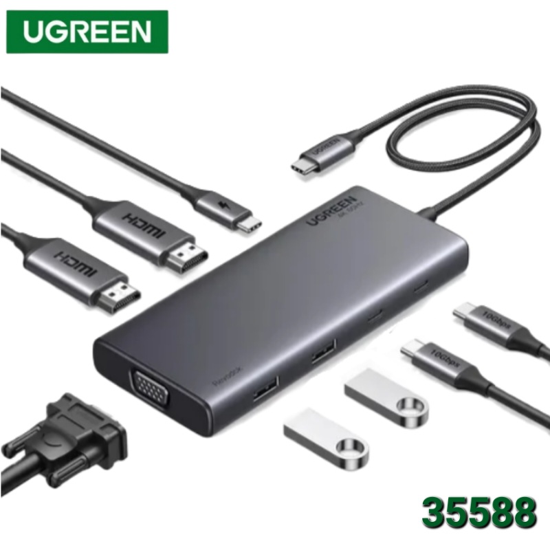 MULTIPUERTO 8 EN 1 REVODOK UGREEN