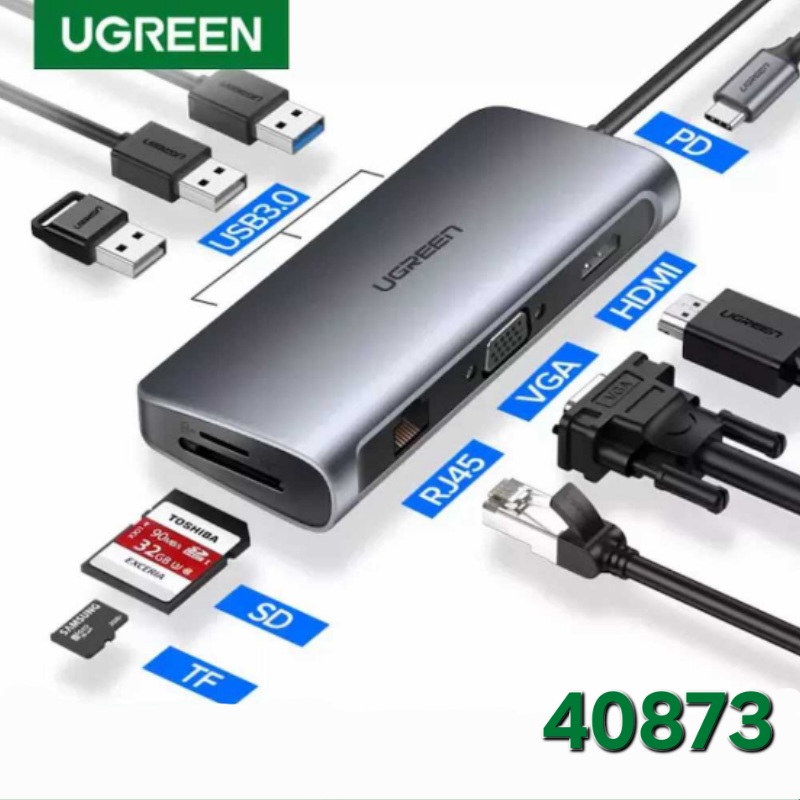 MULTIPUERTO TIPO C 9 EN 1 UGREEN