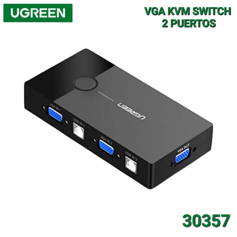 SWITCH KVM VGA 2 IN 1 OUT 2 PORT UGREENl