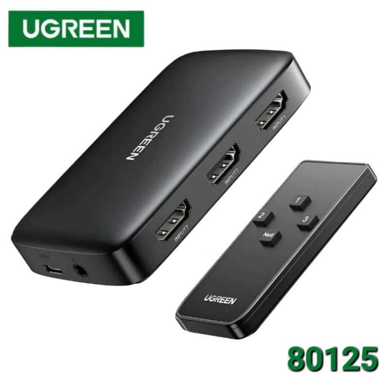 SWITCH HDMI 1 X 3 4K PVA UGREEN