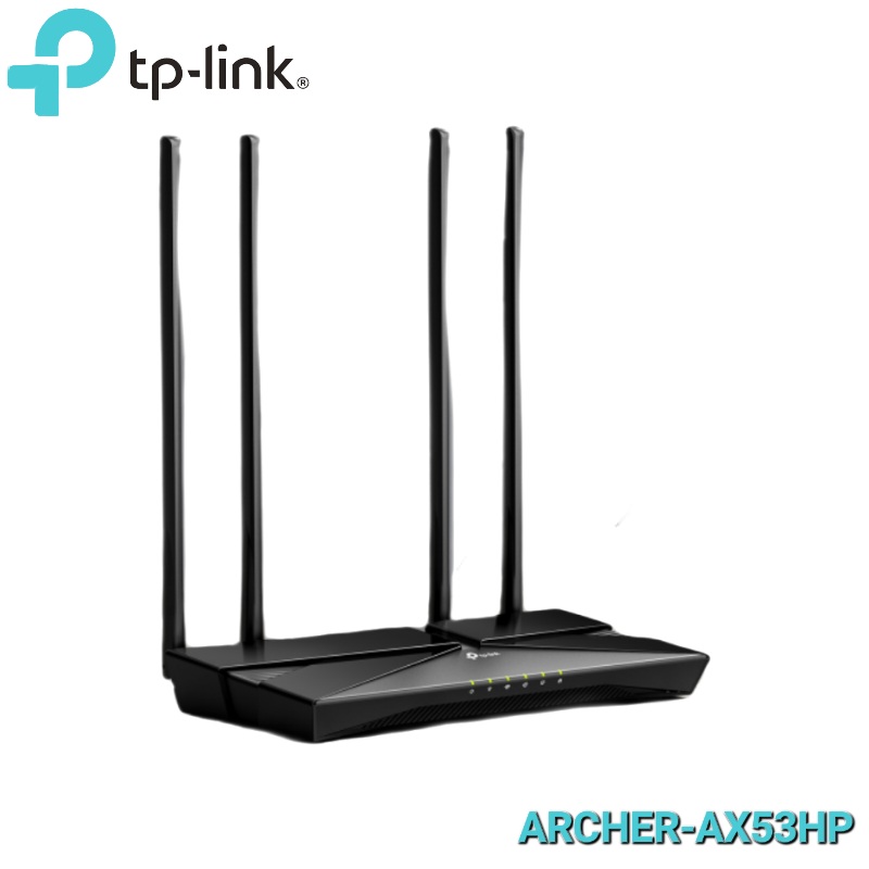 ROUTER GIGABIT HIGH POWER WIFI 6 ANTENA 9DBI CON VPN AX3000 TP-LINK ARCHER AX53HP