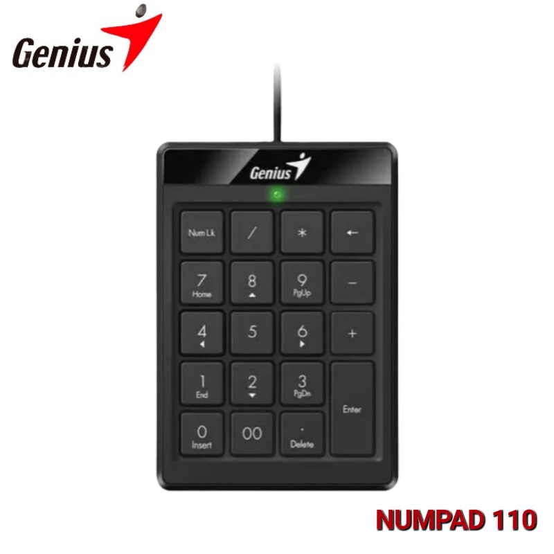 TECLADO NUMERICO GENIUS NUMPAD 110 USB NEGRO