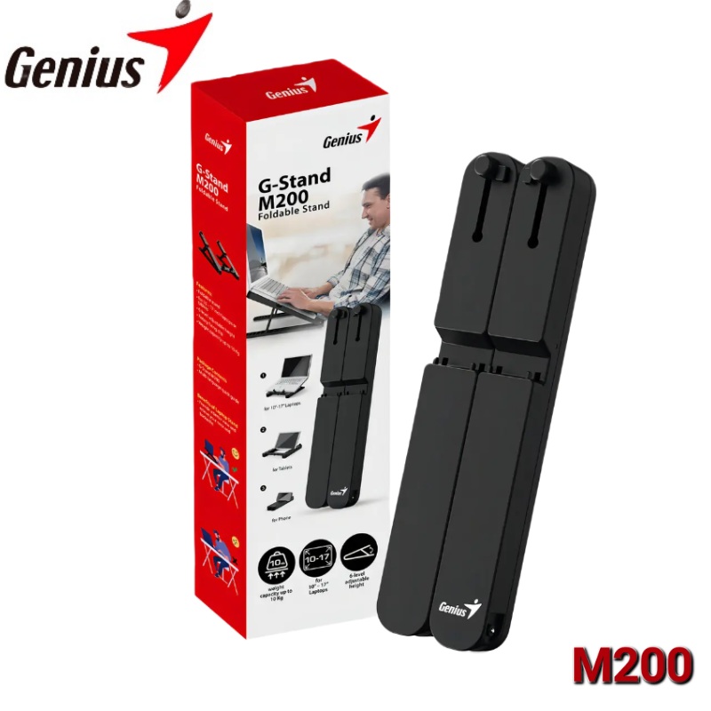 BASE GENIUS P/NOTEBOOK-TABLET G-STAND M200 10-17 PLEGABLE 6NIV