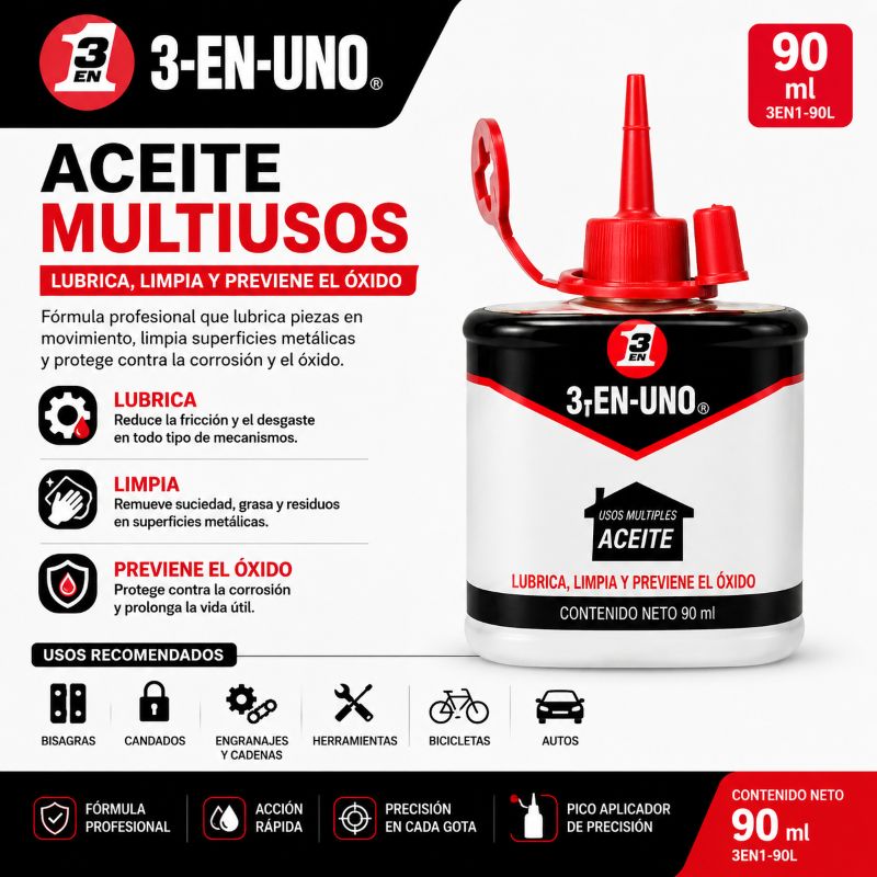 ACEITE 3 EN 1 NULTIUSOS 90ML 3EN1-90L