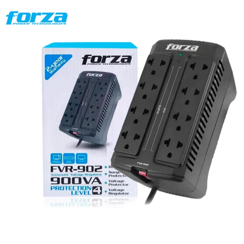 ESTABILIZADOR 900VA 450W FORZA
