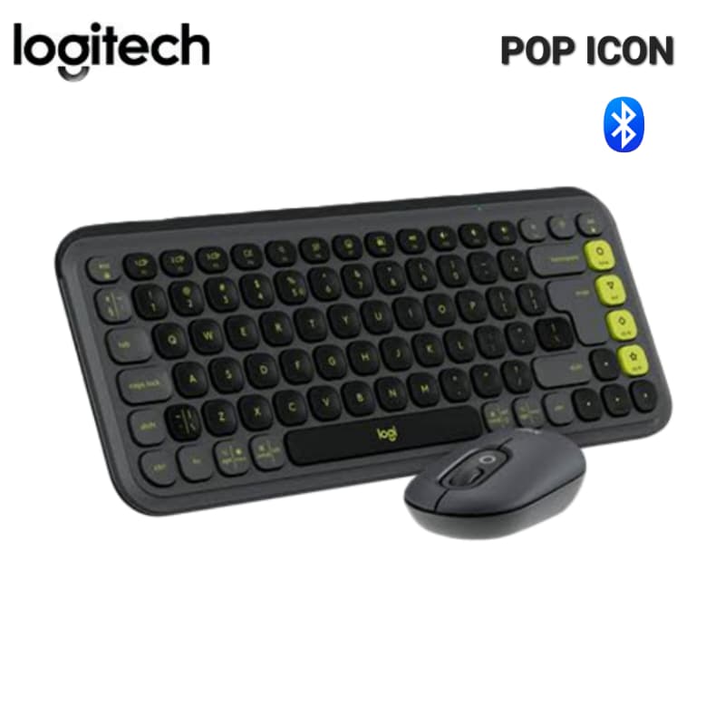 MOUSE LOGITECH POP BLUETOOTH BLACK/YELLOW