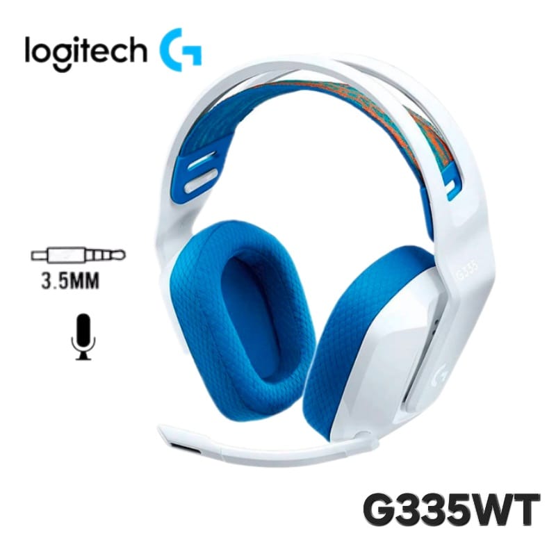 AUDIFONO CON MICROFONO GAMER WHITE LOGITECH G335-WT