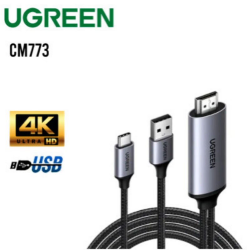 CABLE HDMI A TIPO C ACTIVO 4K 2M UGREEN