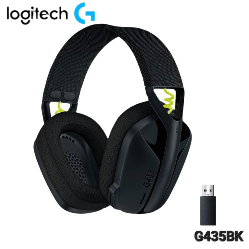 AUDIFONO INALAMBRICO Y BLUETOOTH BLACK LOGITECH G435BK