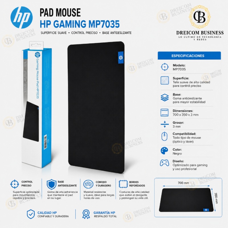 PAD MOUSE HP GAMING MP7035