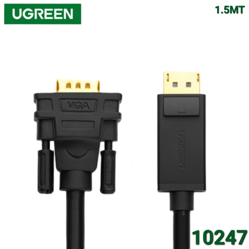 CABLE DISPLAY PORT A VGA 1.5 MTS UGREEN